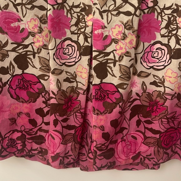 Christopher Banks Y2K Cotton Floral Jacket/pockets front/Buttons/3/4 L Sleeves - Picture 10 of 12